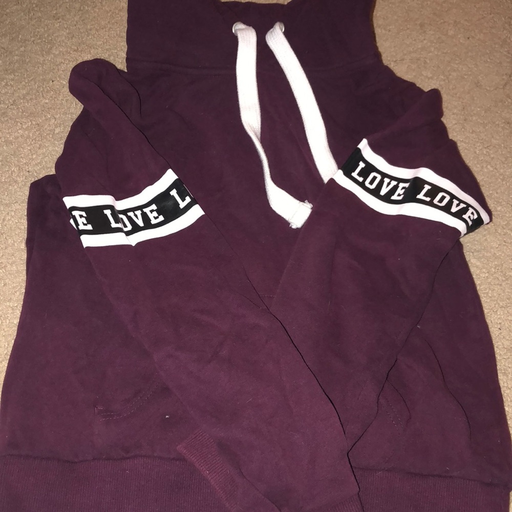 Maroon hoodie